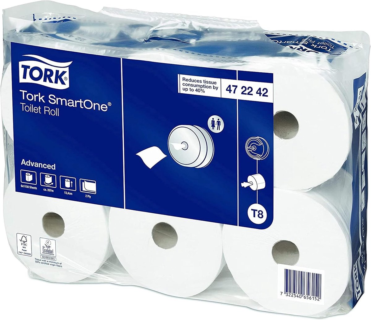 Toiletpapier Rol - Zacht Papier - Dagelijks Gebruik - Extra Lange Rolls - 6 Rollen - Wit