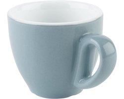 Espressokopje - Koffiekopje - Genieten van koffie - Stapelbaar design - 80 ml - Blauw