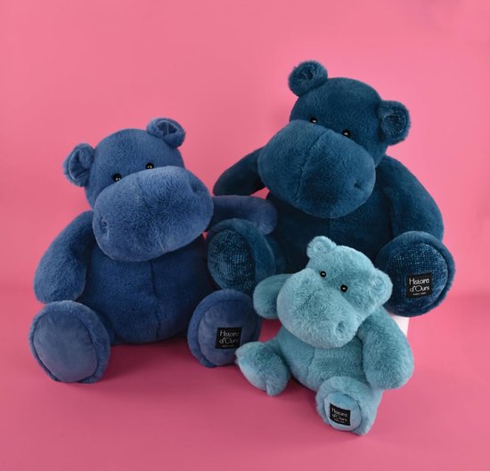 Pluche Nijlpaard - Zacht en Schattig Knuffeldier - 25 cm - Ideaal Cadeau voor Geboorte en Verjaardag van Merkloos — afbeelding 3