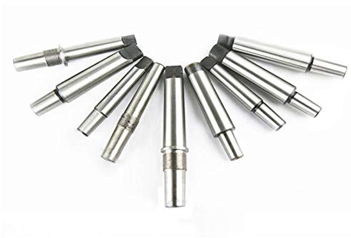 Dailygoods- Morsekegel Hoge Nauwkeurigheid - Boorkop Doorn - Koolstofstaal - MT1/MT2/MT3/MT4/MT5 - Schokbestendig - Eenvoudig te Installeren