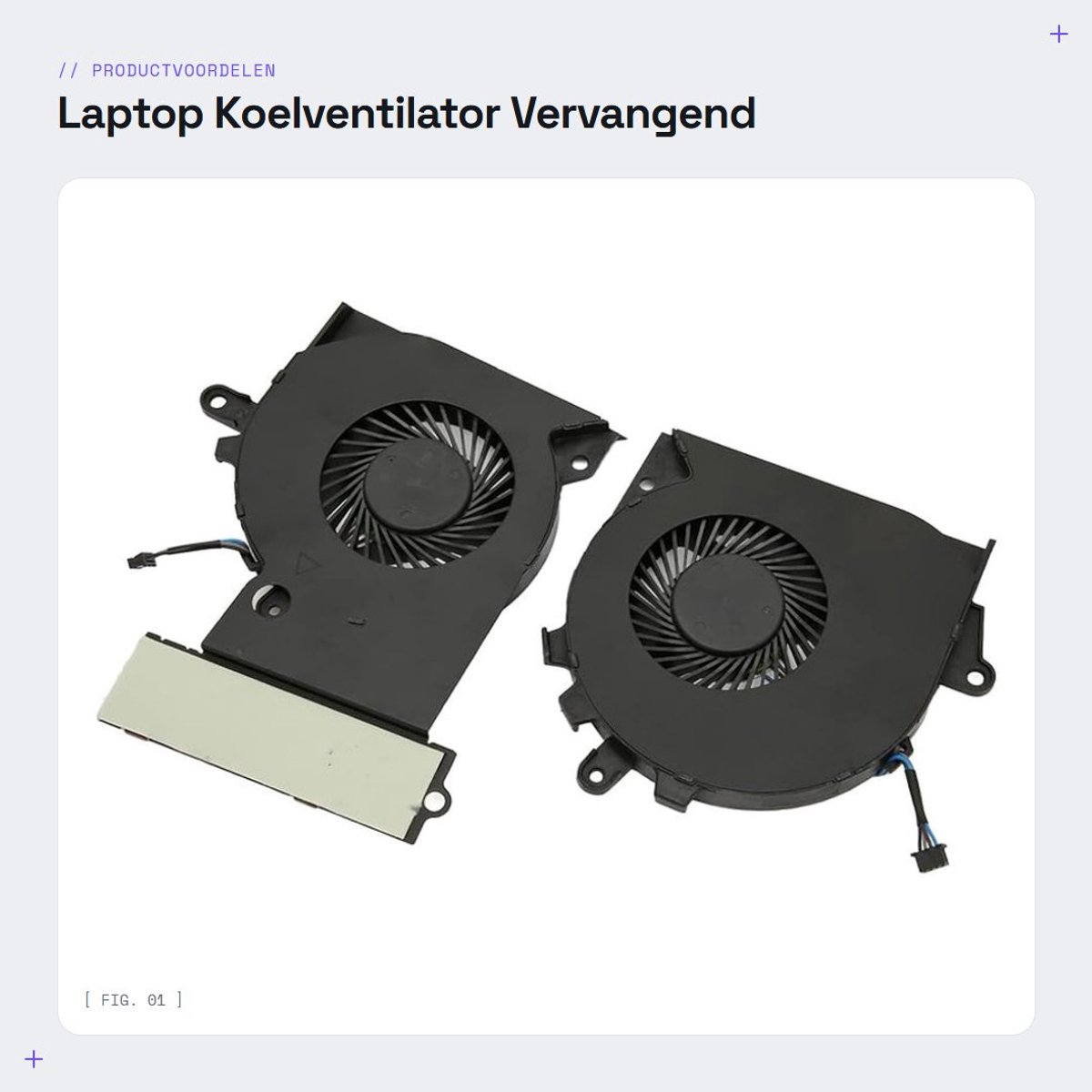 Dailygoods - Laptop Koelventilator - Vervangend Koelonderdeel - Efficiënte Koeling - Compatibel met Omen 15-CE en 17-AN - Laptoponderdelen - Betrouwba...