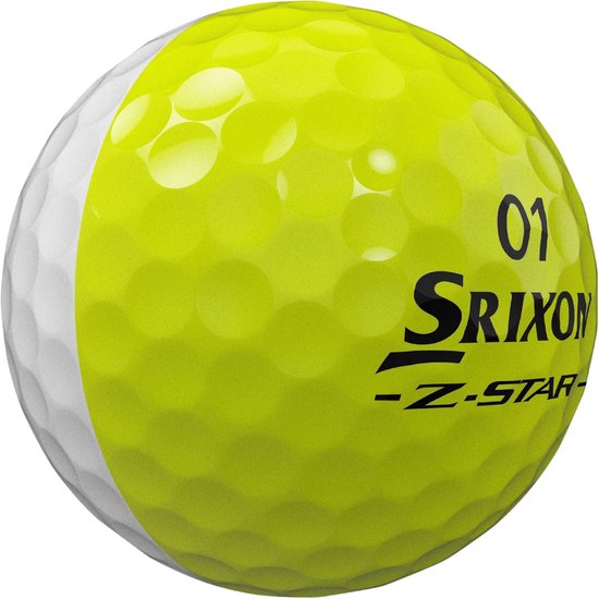 Golfballen - Sportballen - Afstand Vergroten - 3-delige Constructie - 12 stuks - Geel Wit — afbeelding 5