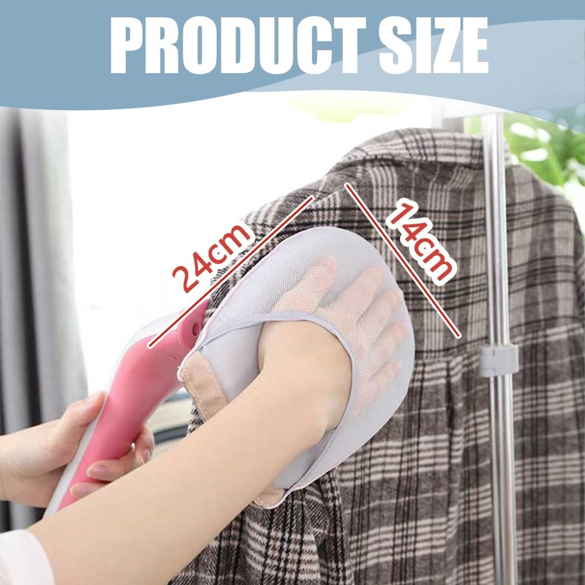 Dailygoods- Stoomstrijkhandschoen Hittebestendig - Beugelhandschoen - Waterdamphandschoen - Strijkkussen - Comfortabel - 22 × 14 × 3 cm - Strijkhandschoen