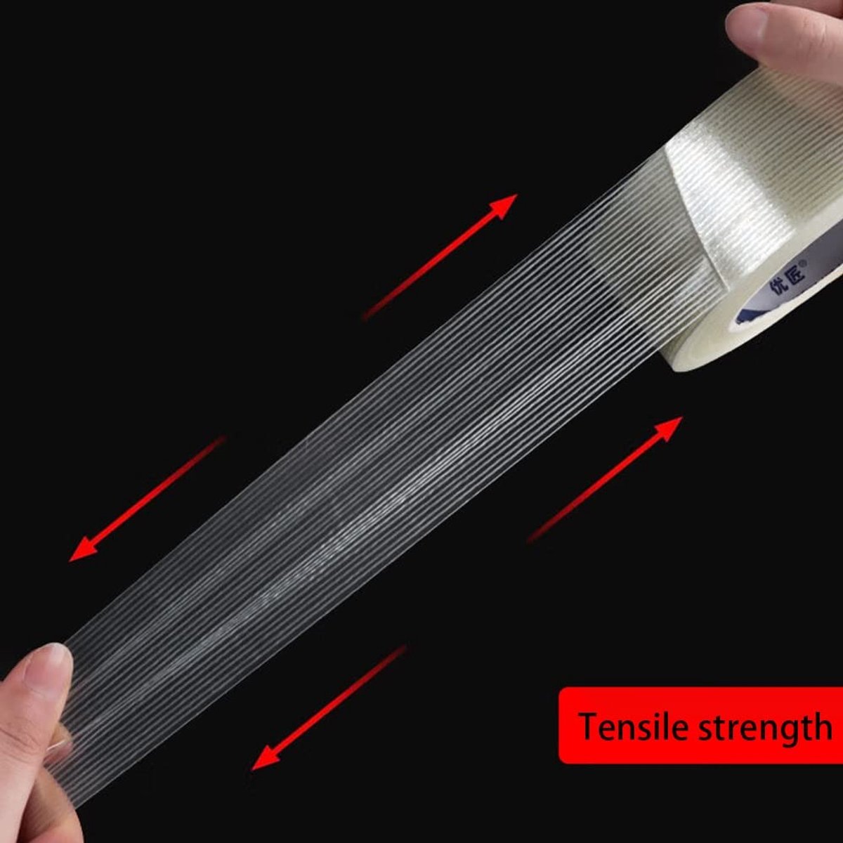 Dailygoods- Filamentband 20 mm x 50 m - Versterkt met Glasvezel - Slijtvast - Vochtbestendig - UV-bestendig - Geschikt voor Verpakking en Afdichting - Verpakkingstape