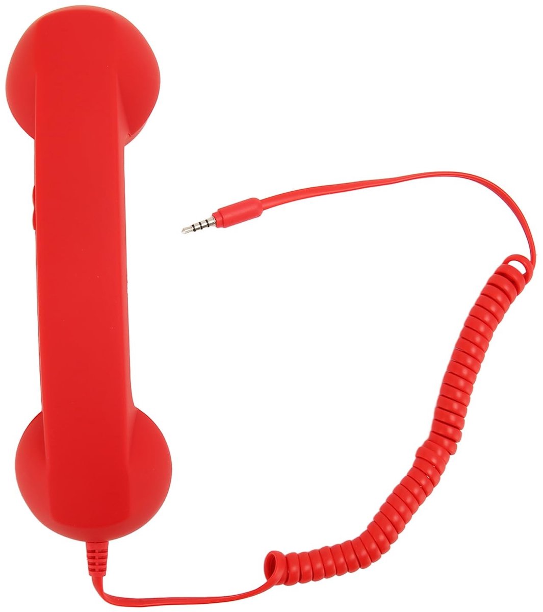 Dailygoods- Telefoonhoorn met Antwoordknop - Volumeregeling - Geluidsschakelaar - 3,5 mm Geluidsstekker - Compatibel met Meeste Smartphones - Superieure Prestaties - Telefoonontvanger
