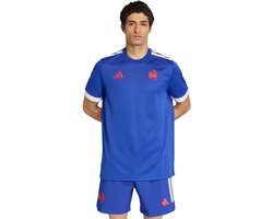 Adidas Performance Frankrijk Rugby Thuis Supporters-T-Shirt - Heren - Blauw