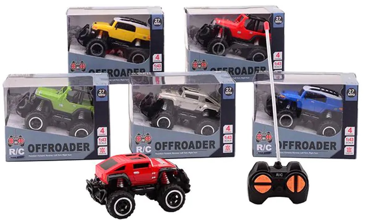 John toy Rc Jeep Met Afstand bediening Schaal 1:43