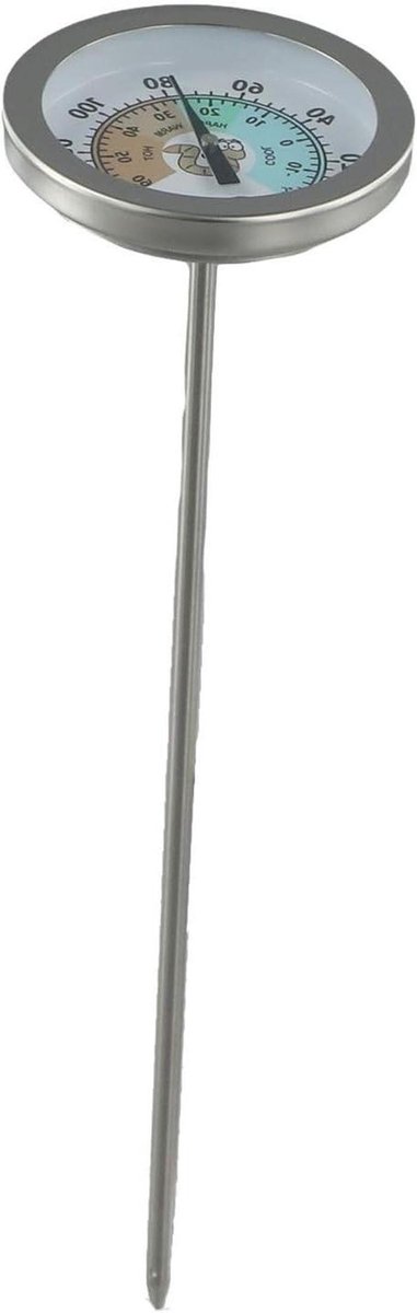 Bodemtemperatuur Meter - Compostmeter Bodemsonde - Optimale Plantengroei - RVS Sonde - 30 x 30 x 5 cm - Veelkleurig