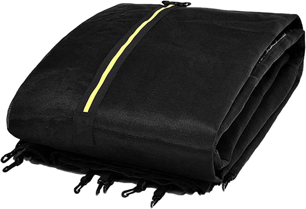 Trampoline Veiligheidsnet - Behuizing Net - Veilig Springen - Scheurvast PE Materiaal - 6 8 10FT - Zwart