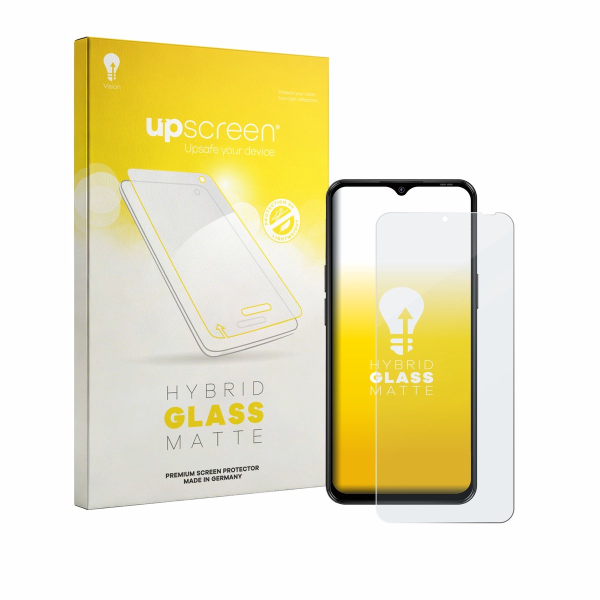 upscreen - Screenprotector voor Blackview Wave 7C - Folie Beschermfolie Beschermglas matte
