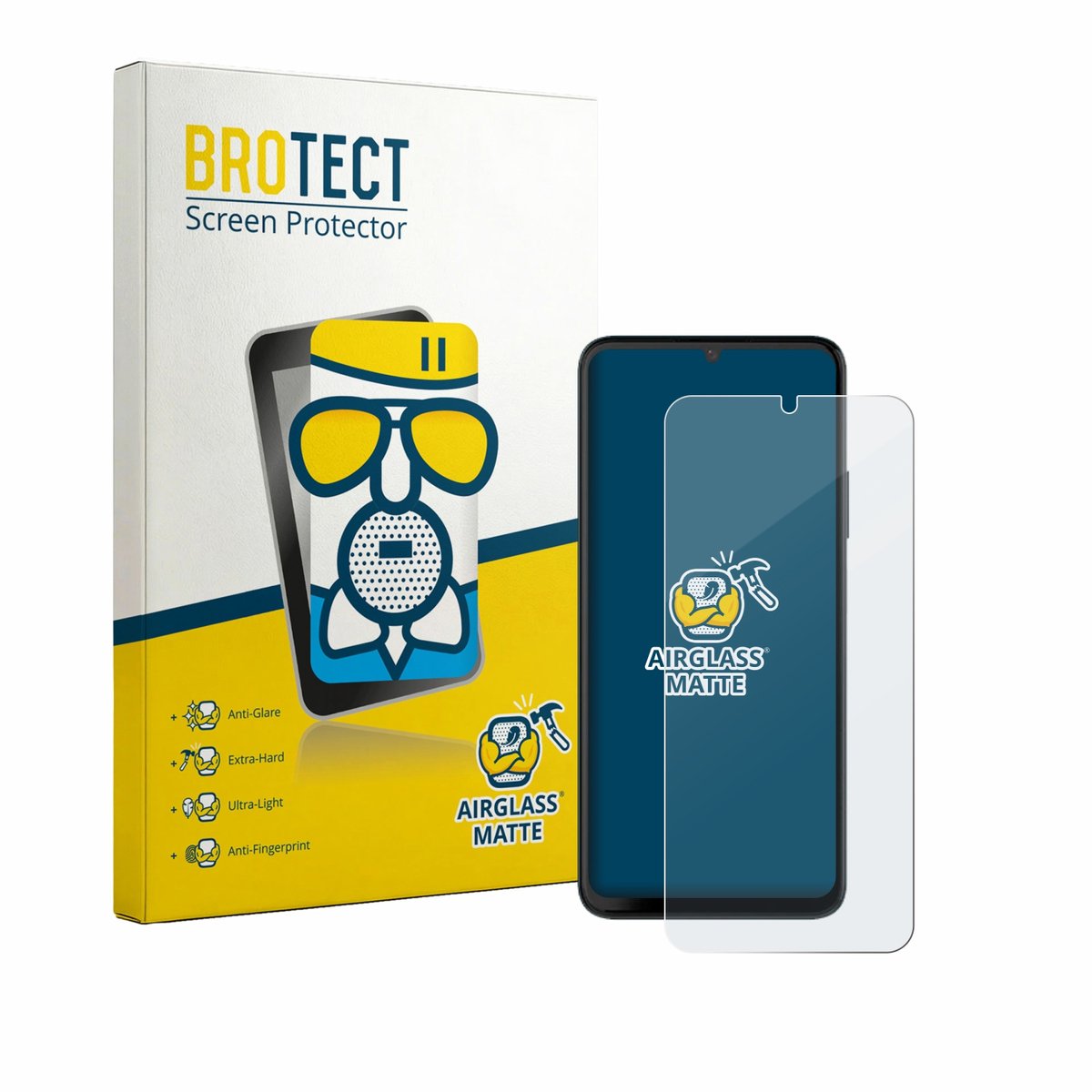 BROTECT - Screenprotector voor NUU Mobile X10 5G - Folie Beschermfolie Beschermglas matte