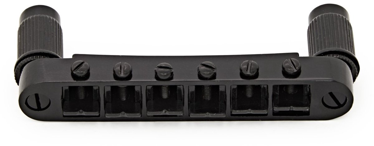 Guitarworks Tune-O-Matic Brug, Zwart