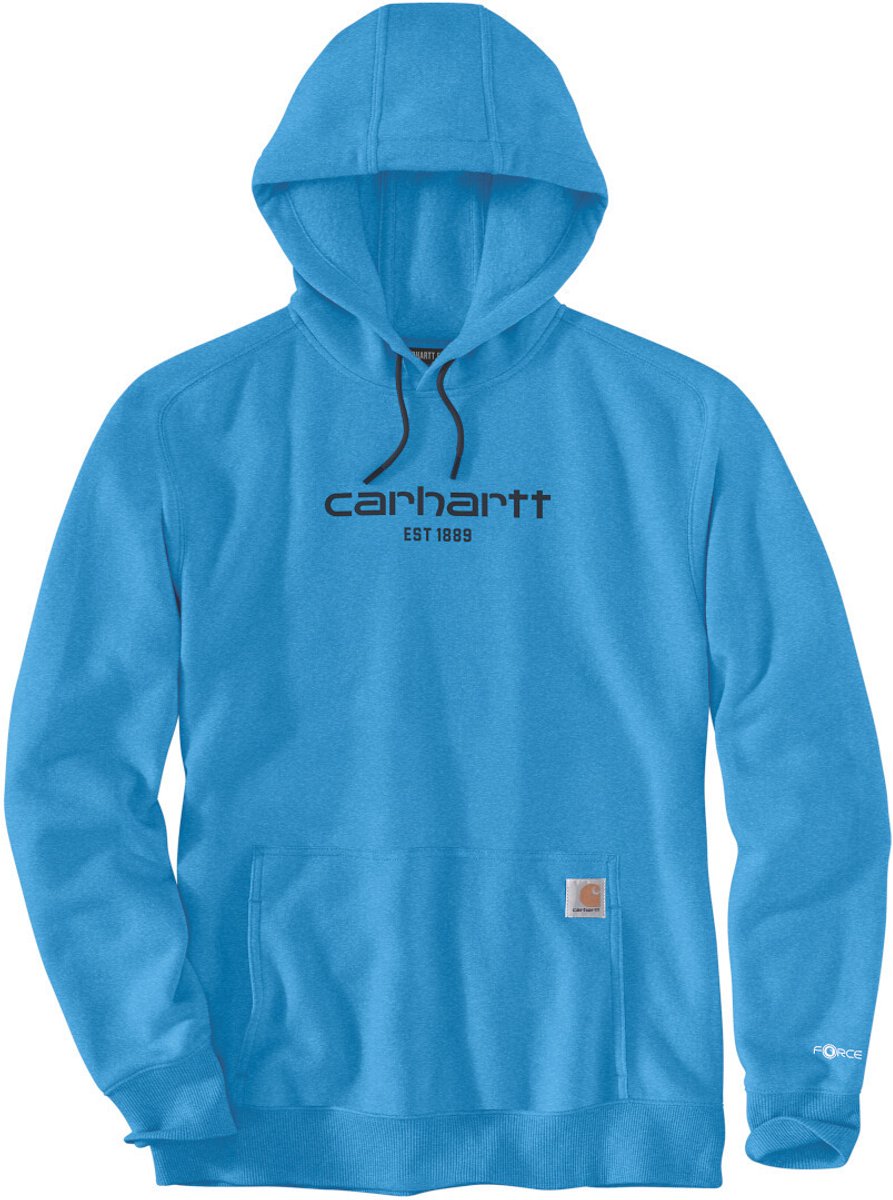 Carhartt Force Relaxed Fit Lightweight Logo Graphic Sweatshirt Blauw