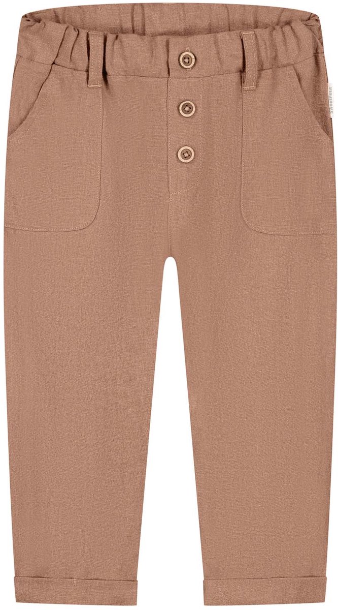 Sweet Petit baby broek - Jongens - Bruin - Maat 80
