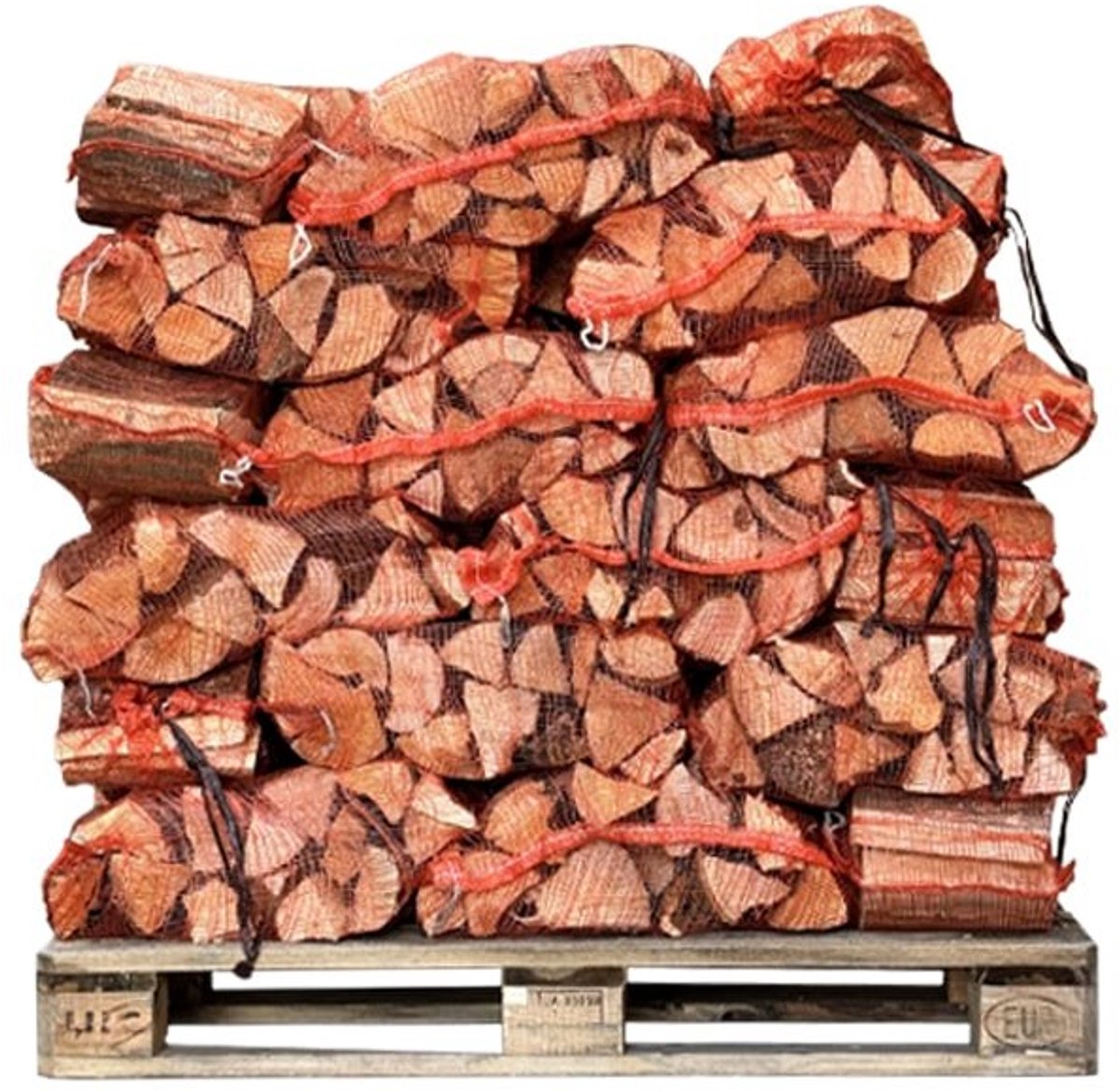123natuurproducten.nl - 40 netzakken - ovengedroogd haardhout mix á 20 liter