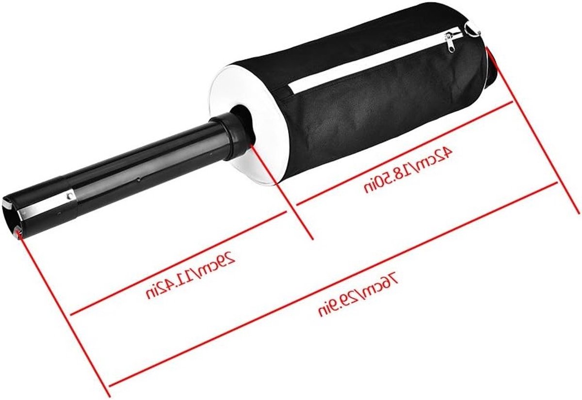 Golfbag met Ballsammler en Halter voor Golfballen - Efficiënte Shag-Bag en Stalen Retriever voor Gemakkelijk Verzamelen van Golfballen