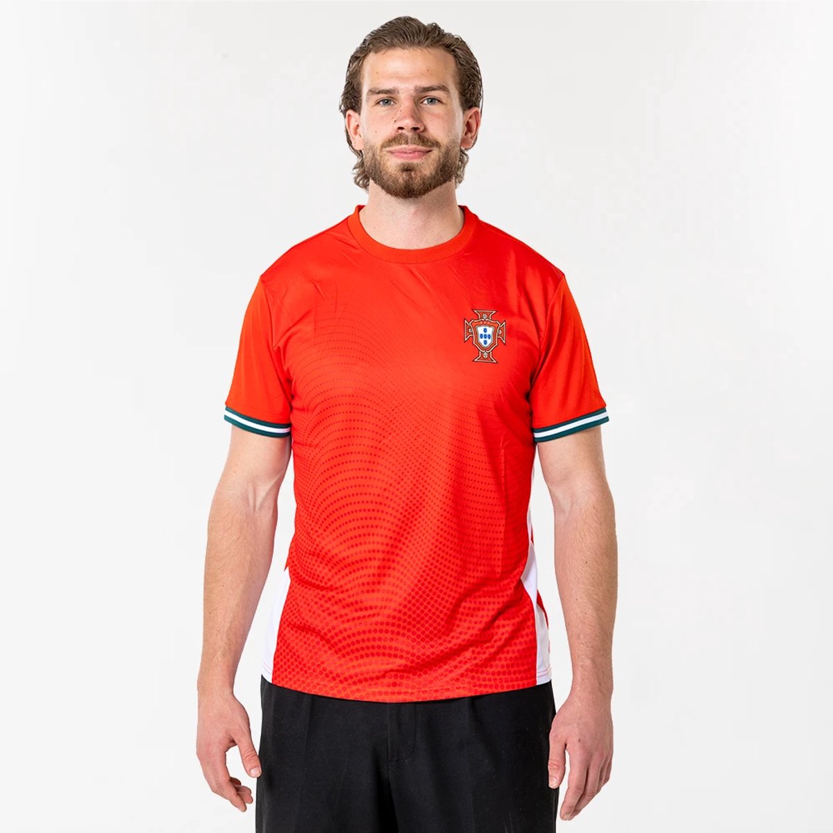 Portugal Voetbalshirt Heren - Maat S t/m XXL - Rood - FPF - Officiële Fanmerchandise - WK 2026