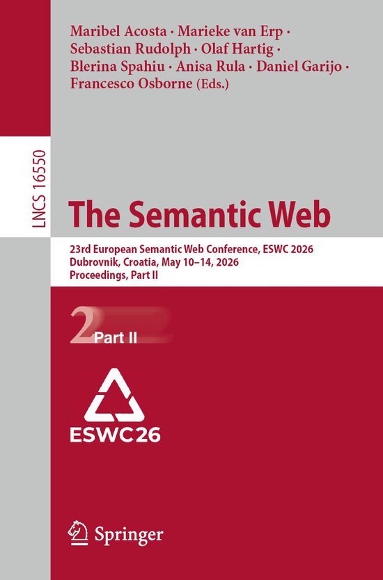 Springer Nature Proceedings Computer Science 2 - The Semanti ... - cover