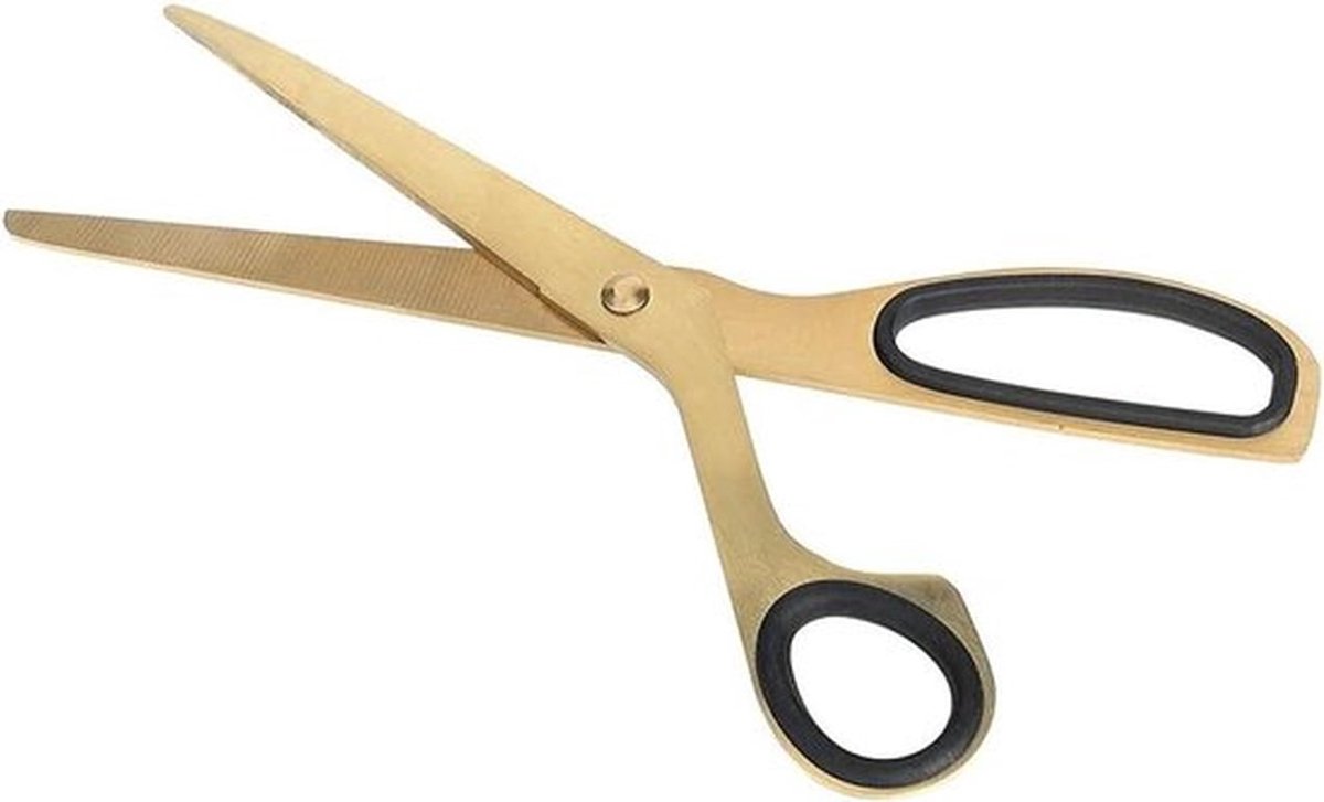 Moderne Zwart en Goud Keukengerei Schaar van Roestvrij Staal