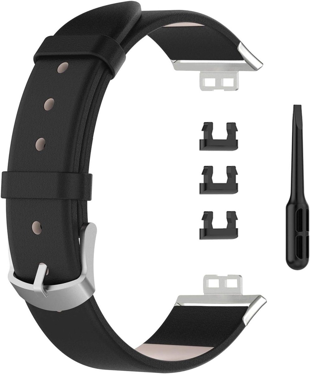 Leren Vervangband voor Smartwatch, Sportieve Horlogeband, Geschikt voor Diverse Smartwatches en Activiteiten