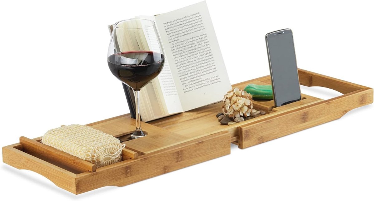 RWB® Badplank Voor In Bad - Badplank - Badrek - Bmaboe - 23cm x 108cm x 19cm