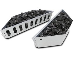 GFTIME 7403 Houtskoolmand voor Weber Houtskoolbriket - Directe en Indirecte Warmte Grill - Houtskoolmanden (2 stuks) - kopen