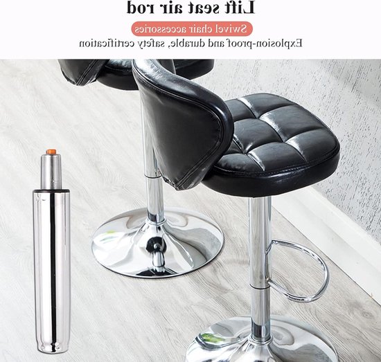 Verstelbare Gaslift Cilinder voor Kantoorstoelen, 6.5 inch, Universele Vervangingsonderdelen voor Ergonomische Stoelen en Thuiswerkplek — afbeelding 2