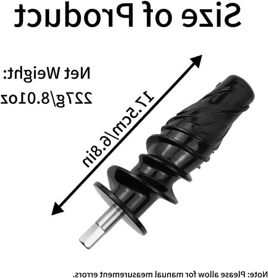Vervangingsonderdeel voor sapcentrifuge, schroef voor slowjuicers, geschikt voor modellen 8003, 8004, 8005, 8006, 8007 en 8008, duurzaam en efficiënt sapextractieaccessoire — afbeelding 2