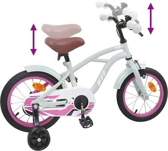 vidaXL - Kinderfiets - 12 - Inch - voor - 2-4 - jaar - oud - Lichtgroen van VidaXL — afbeelding 4