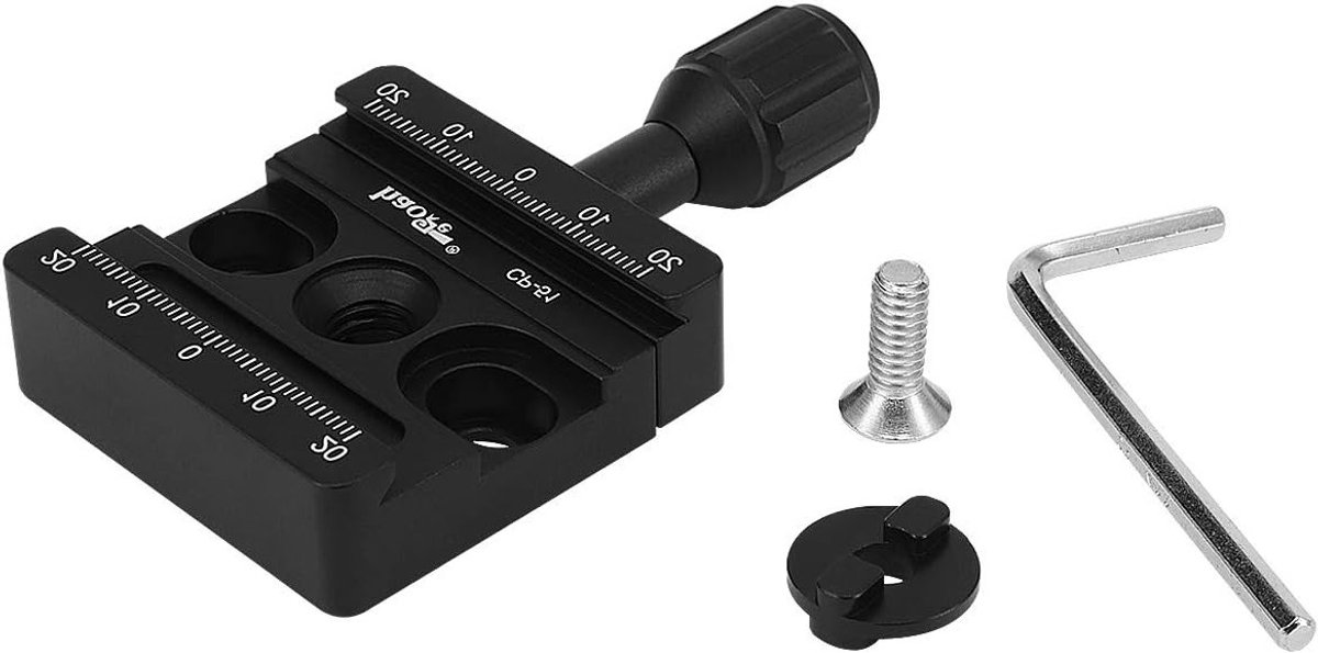 Combo Boss Adapter Converter met 50mm Arca Swiss Compatibele Quick Release Clamp voor Manfrotto Statief en Balhoofd Vervanging