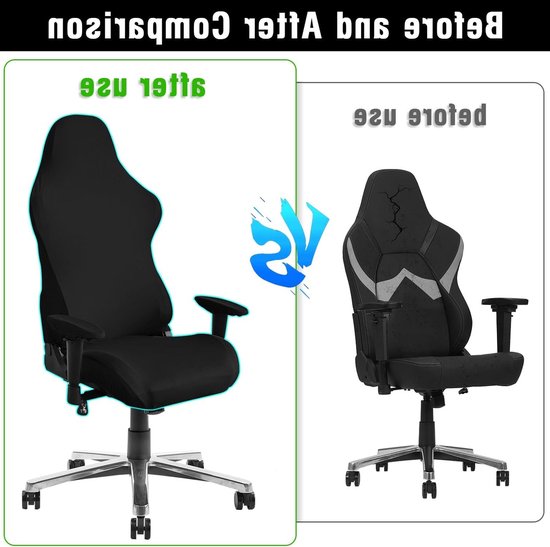 Ergonomische gamingstoel hoes voor optimale ondersteuning en comfort tijdens het gamen — afbeelding 3