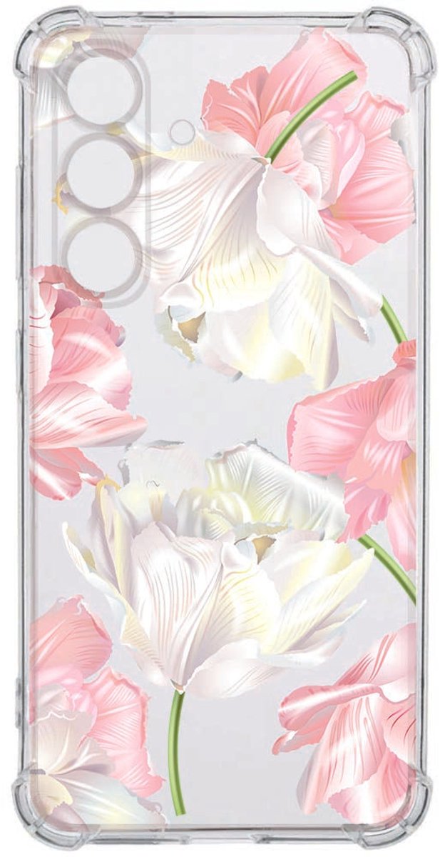 Samsung Galaxy S26 Plus TPU Siliconen Hoesje Lovely Flowers Shockproof