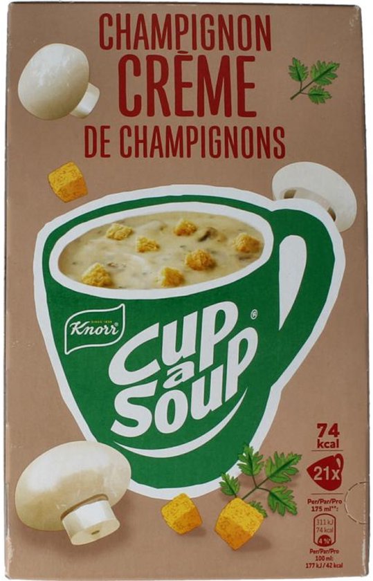Knorr Cup-a-Soup Champignon Creme (21x 175ml)