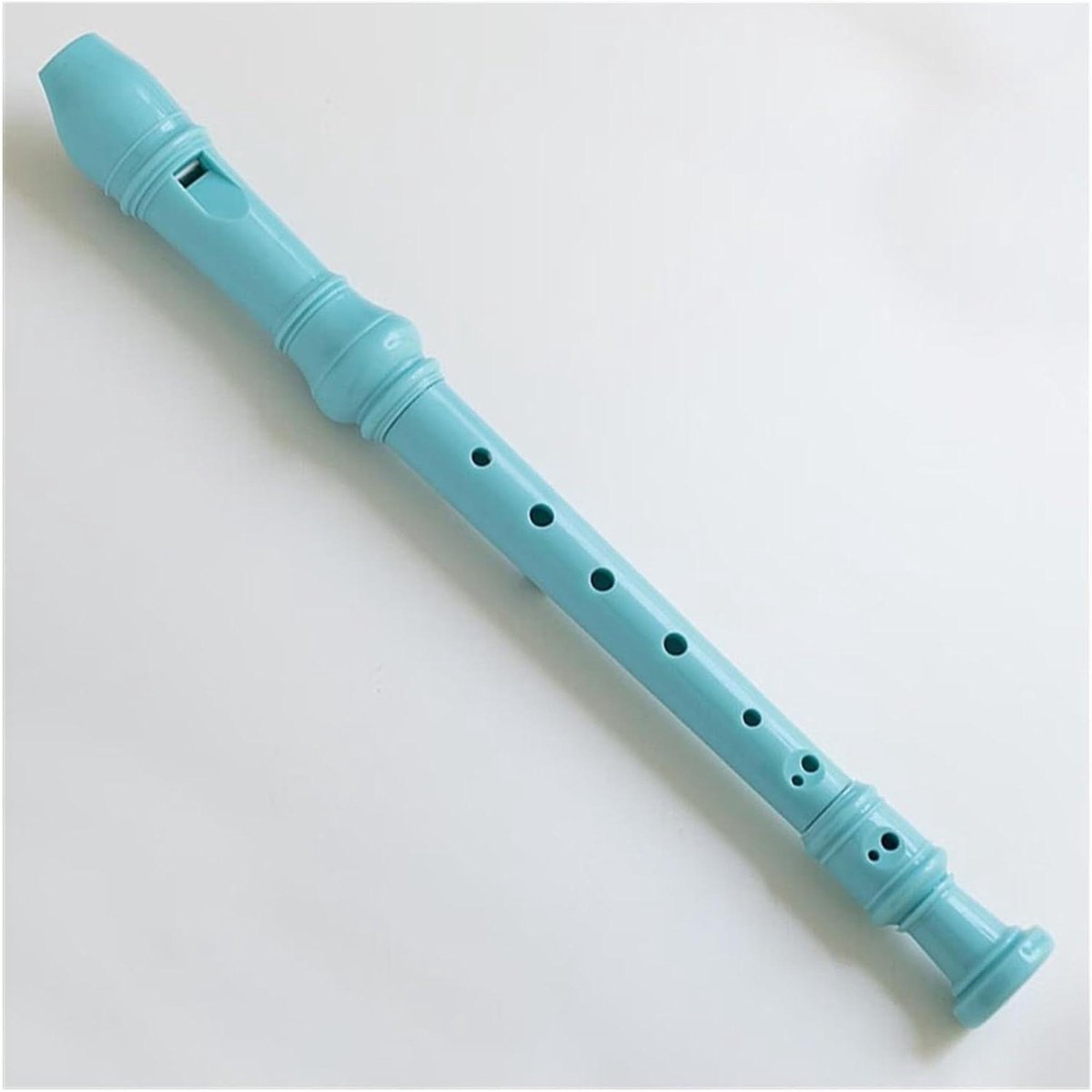 8-Gats Blokfluit - Muziek Instrument - Muziek Maken - Heldere Klank - 35 cm - Blauw
