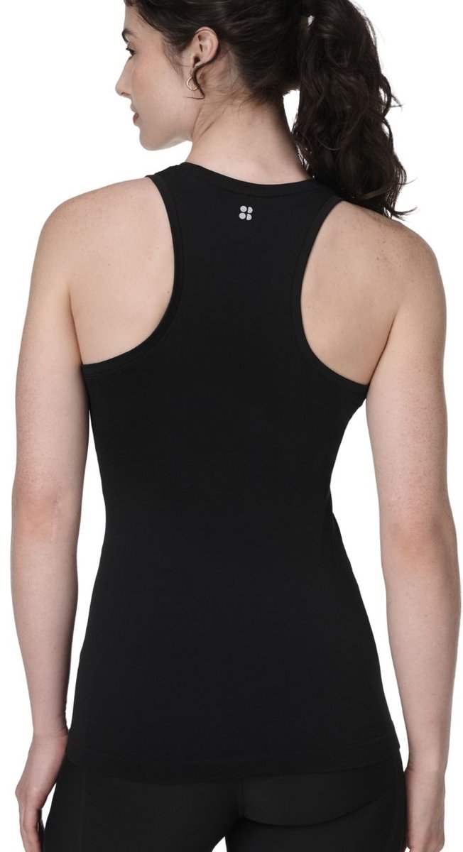 Sweaty Betty Athlete Seamless Workout Tank Top ZWART - Maat M