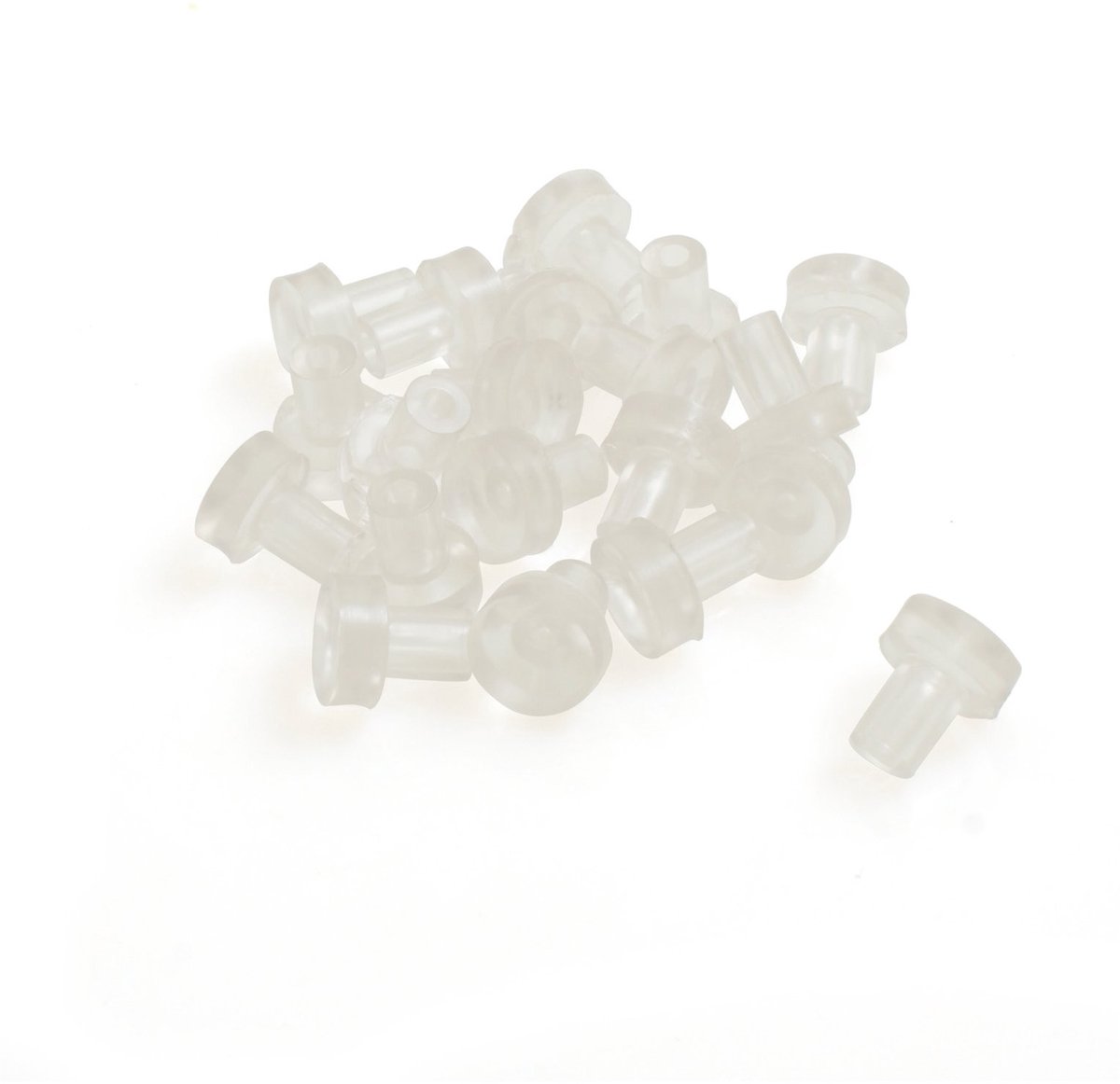 SPHProducts - Design61 PVC glass panels - Glasbescherming - Transparant - 20 stuks - Geschikt voor glazen oppervlakken - Ø 4 mm