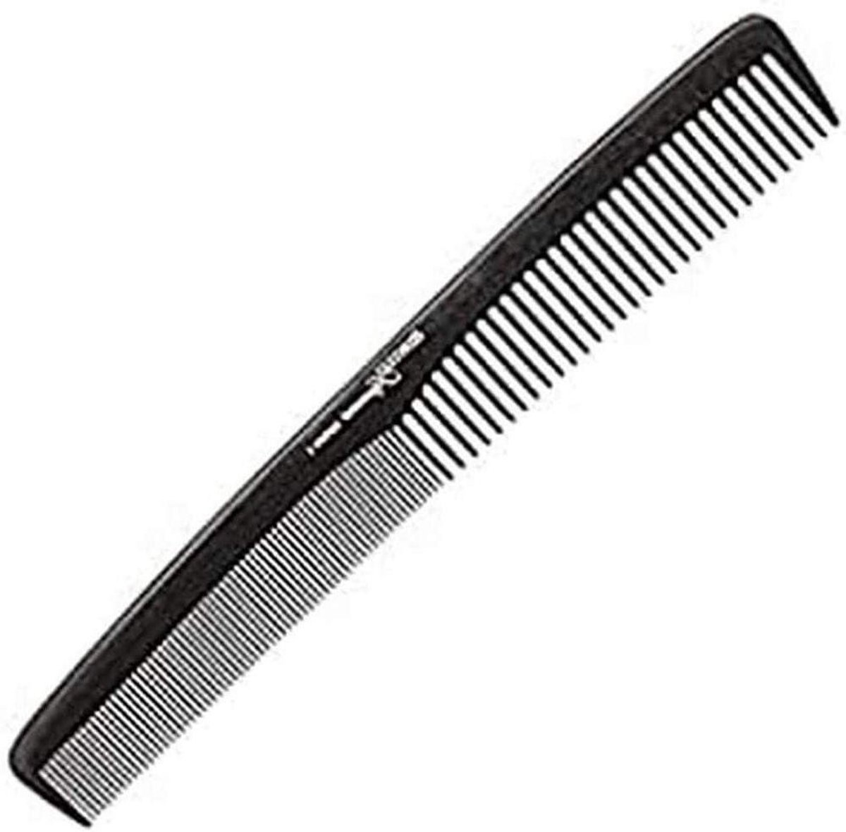 Tondeuse Kam - Haarkam Carbon - Haar Stylen - Geteste Vorm Ergonomie - 17.78 x 6 cm - Antraciet