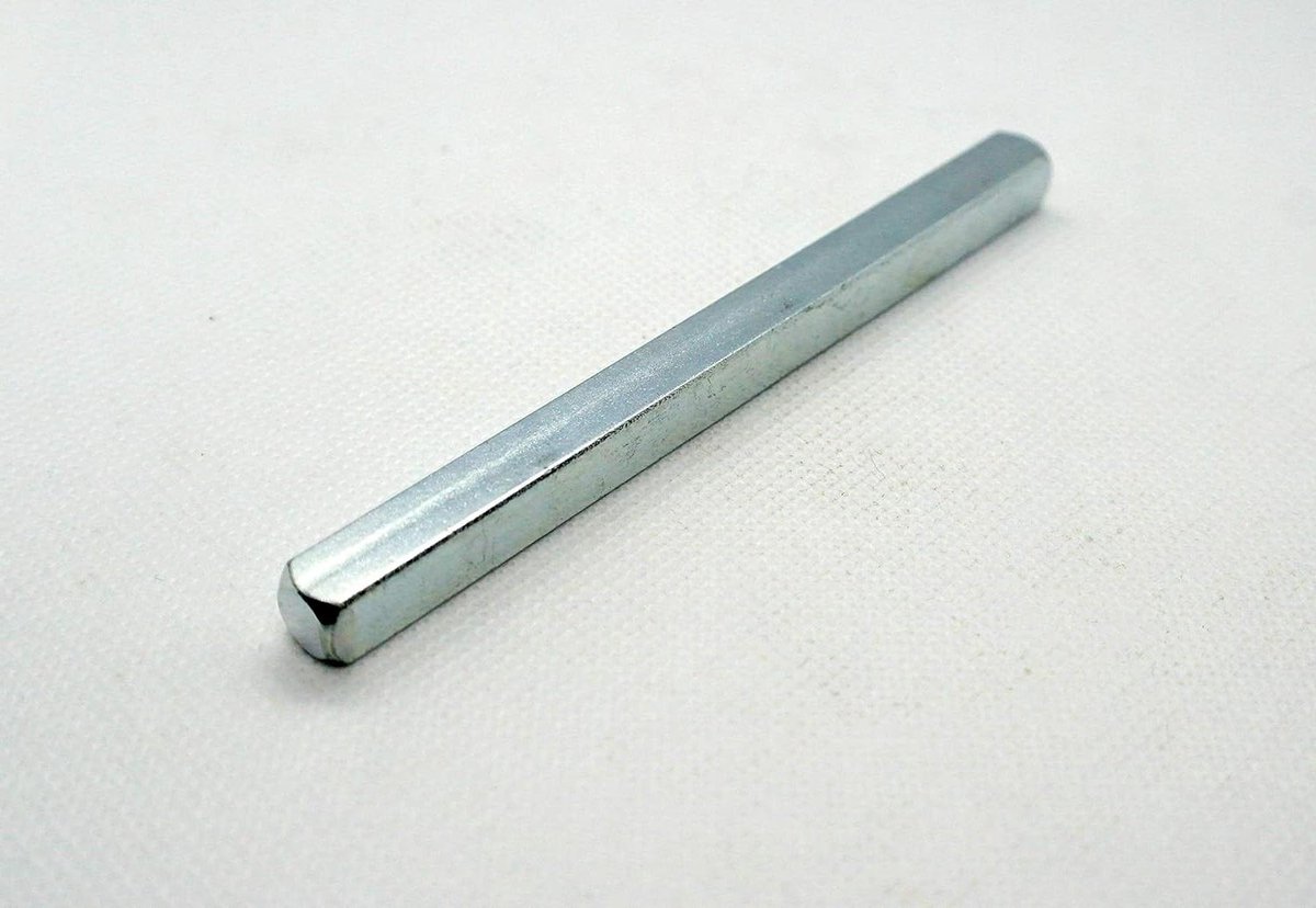 Spilstang Deurklink - Reparatieset Deurgreep - Deurhendel Reparatie - Bevestigingsvrij Ontwerp - 120 mm Lengte - Zilver
