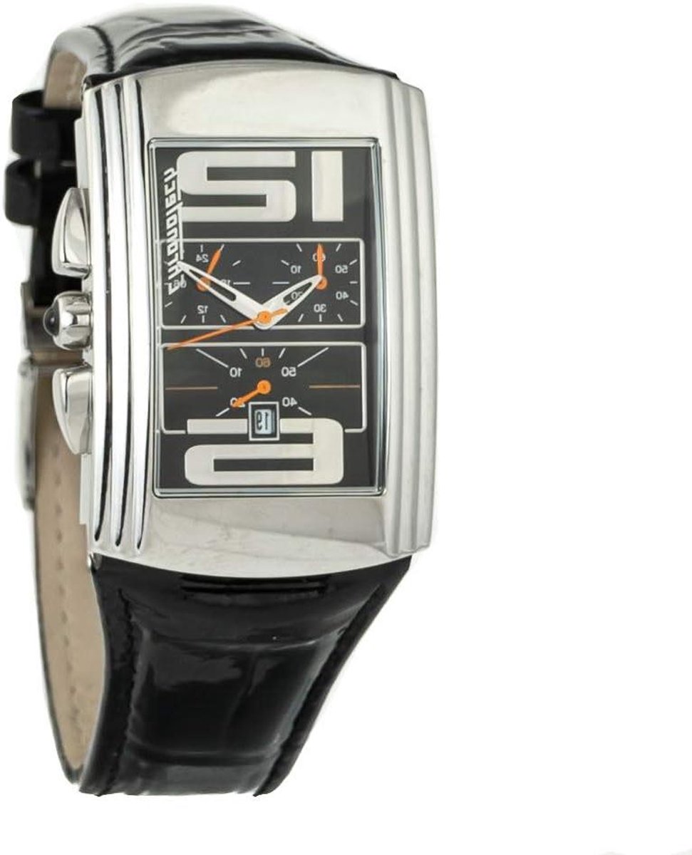 Unisex Polshorloge - Analoge Klok - Dagelijks Gebruik - Leren Band - 28MM Band - Zwart