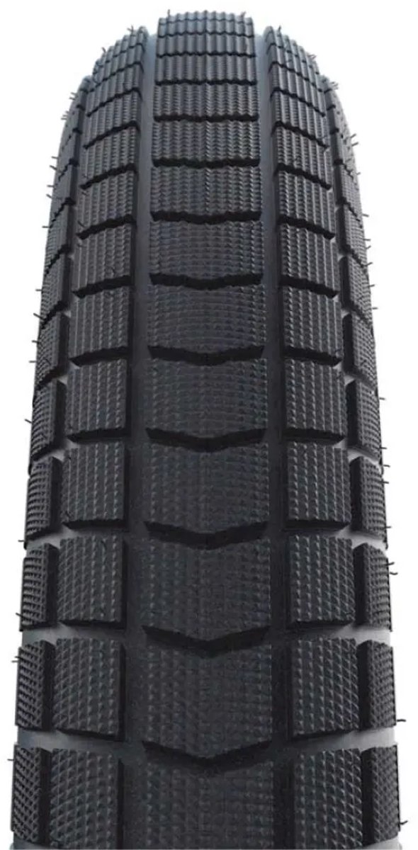 Fiets Buitenband Schwalbe Super Moto-X GreenGuard SnakeSkin 20 x 2.40 (62-406) Zwart Met Reflectie van Schwalbe — afbeelding 3