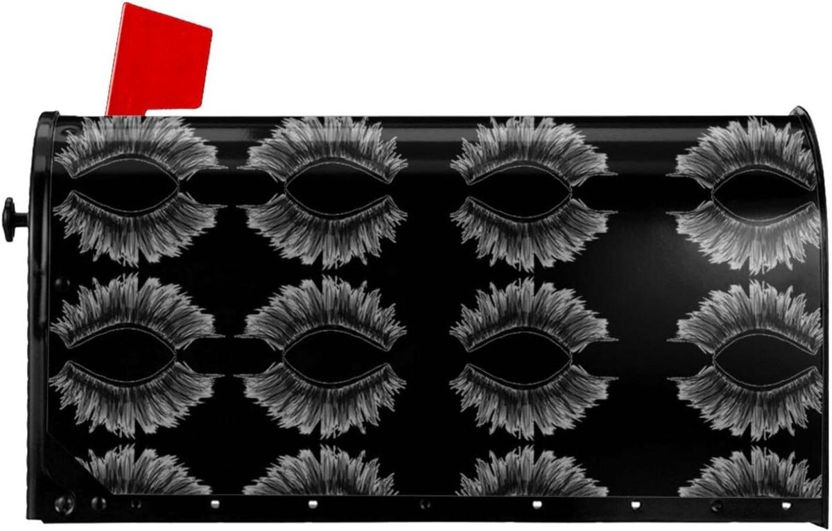 Brievenbushoezen - Brievenbusdecoratie - Buitenversiering - Magnetisch - 51 x 46 cm - Wimper patroon