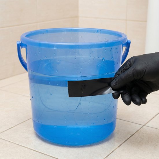 Reparatieband PVC - Afdichtingsband Waterdicht - Lekkages Dichten - Weerbestendig Elastisch - 5.5cm x 5m - Zwart van Merkloos — afbeelding 3
