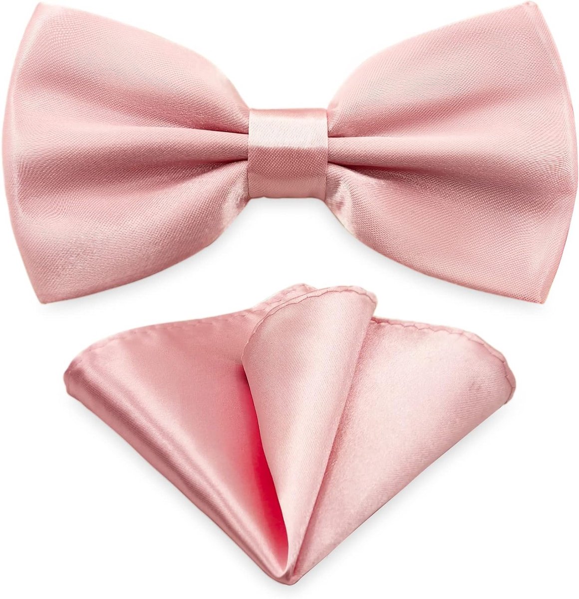 Stijlvolle Strikdas met Pocket Square Set voor Heren, Perfect voor Tuxedo en Pak