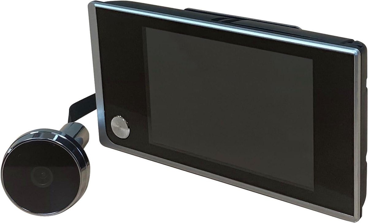 Digitale deurspion - Deurcamera LCD - Veiligheid thuis - Brede kijkhoek - 35 inch scherm - Zwart