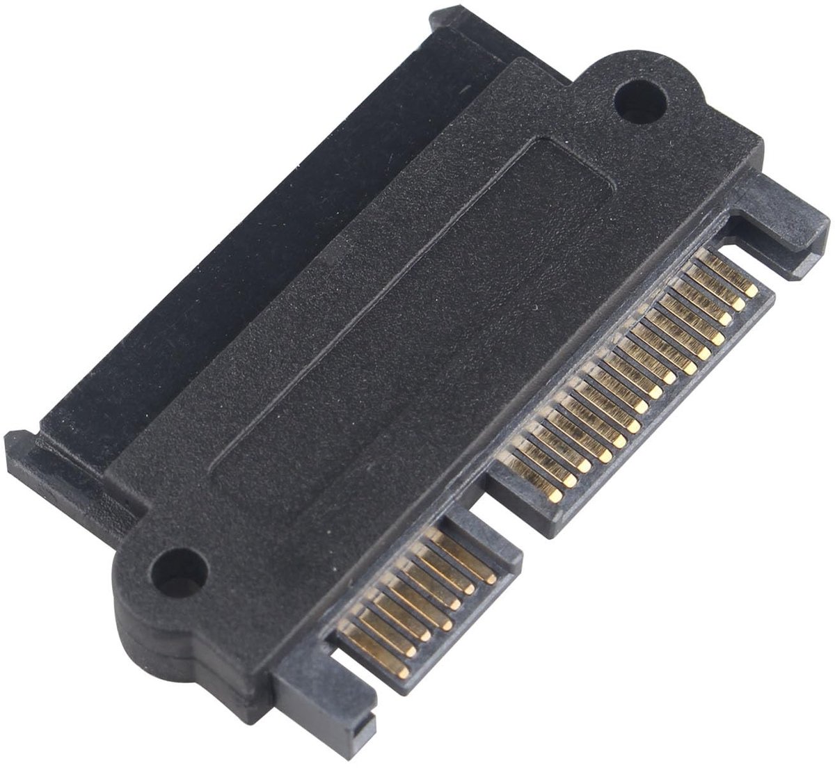 SFF-8482 SAS naar SATA Adapter - 22Pin naar 7Pin + 15Pin Power Connector
