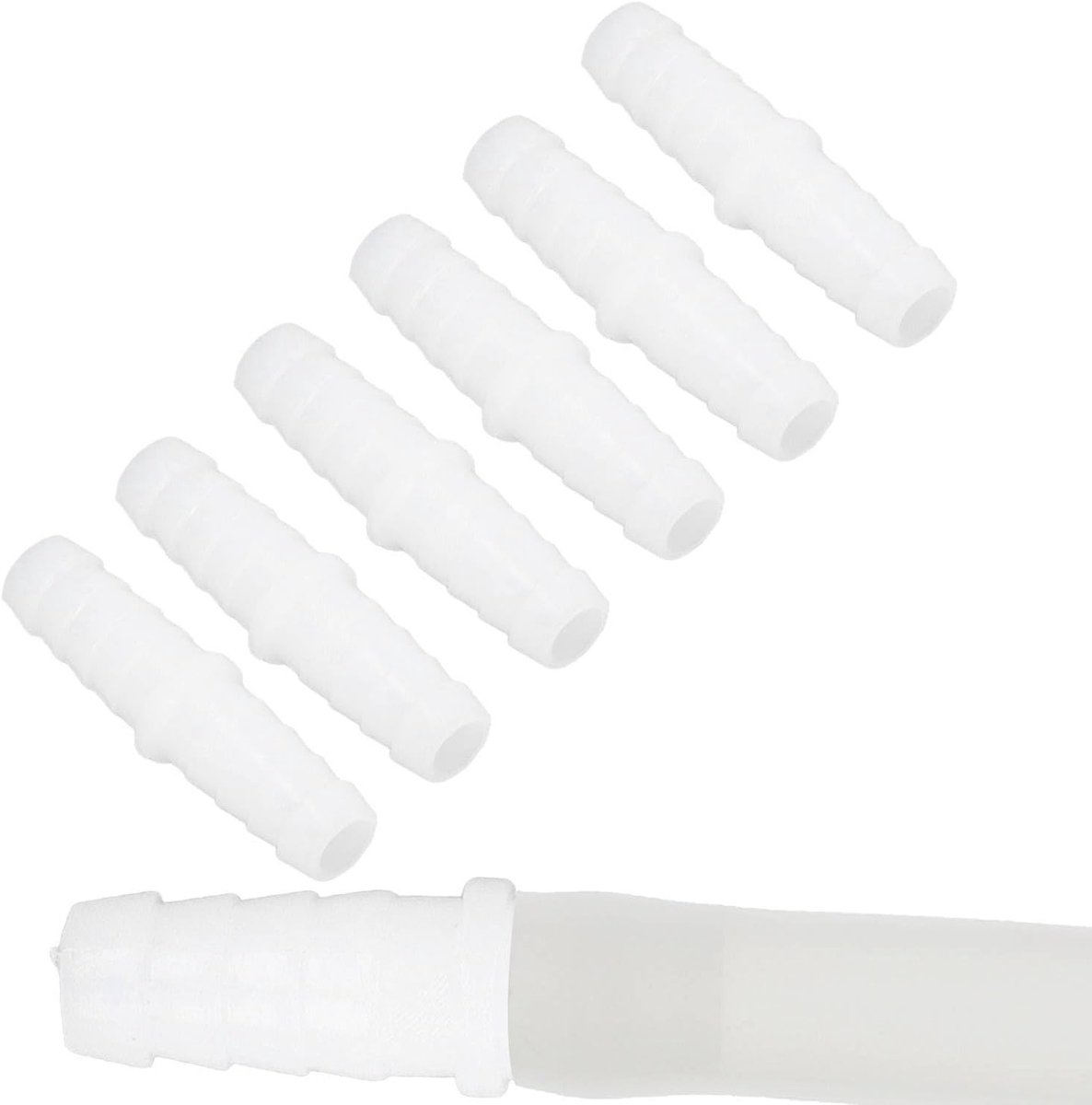 Plastic Slangconnector Fitting voor Pomp en Siliconen Slang, Geschikt voor 6mm, 9mm, 12mm en 14mm, Duurzaam PE Materiaal, Tuinaccessoires en Farmaceutische Toepassingen