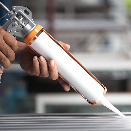 Kit Applicatieflacons - Kitpistool Hulpmiddel - Scheuren Dichten - Puntige Applicator - 300 ml Inhoud - Wit — afbeelding 2