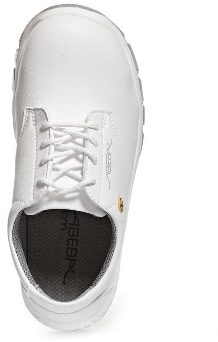 Abeba 32131 S2 werkschoenen | laag model | dames & heren | wit | met stalen neus | ESD | maat 45