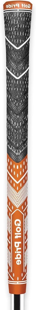 Golf Grip - Handgreep Golfclub - Golfspel Verbeteren - Grotere Onderhand Diameter - Standard - Donker Oranje Wit