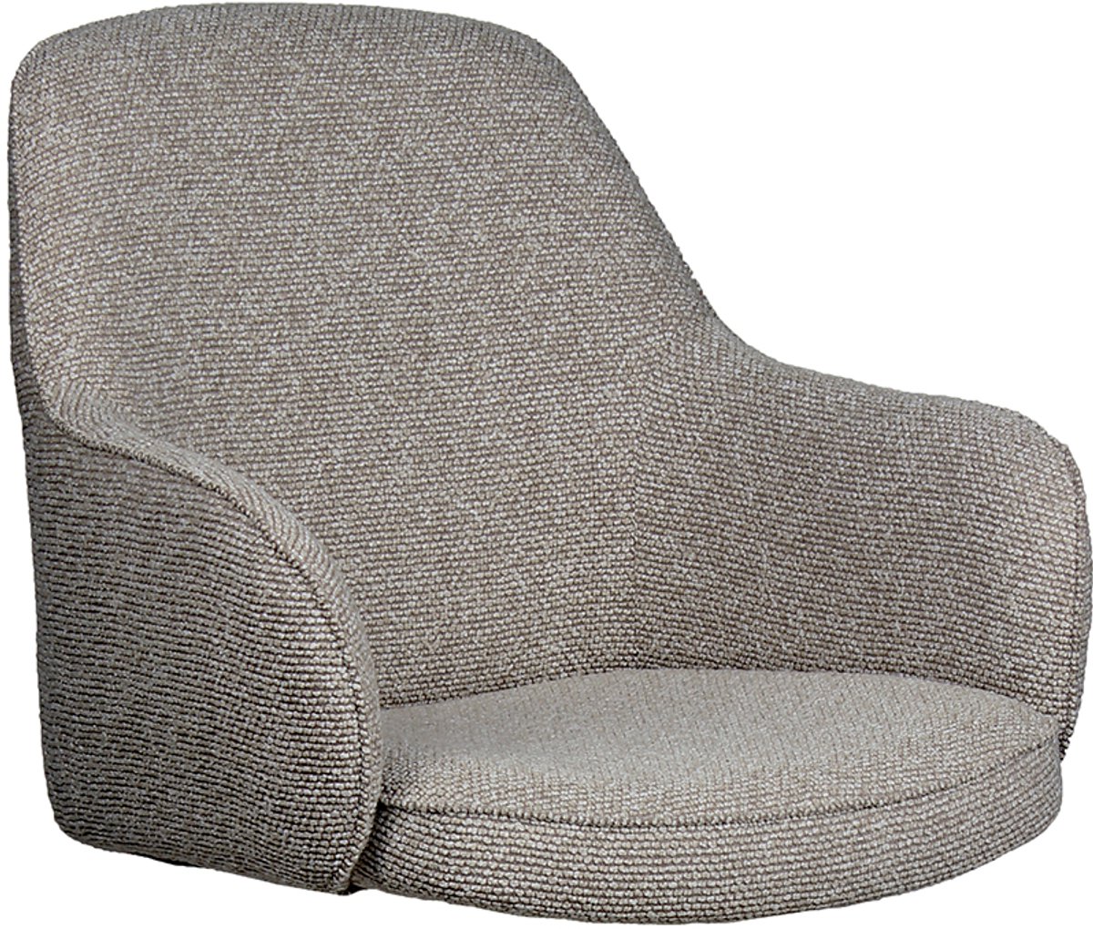 LABEL51 The Chair Studio Eetkamerstoel - Bruin - Royal Stof - One Size - Stoel